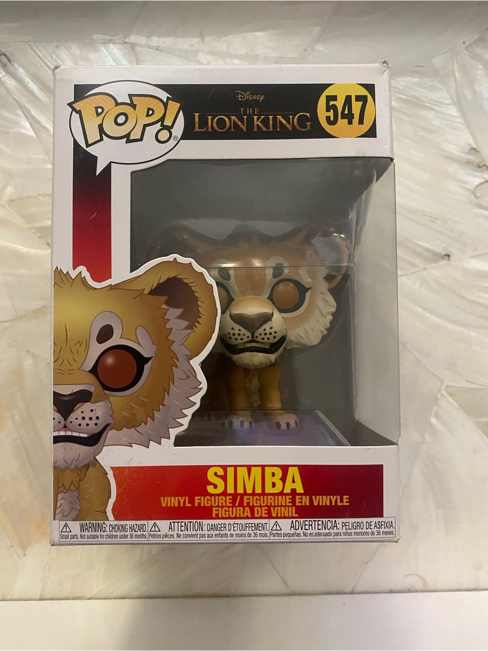 NEW DISNEY Funko Lion King Live Action POP Simba Vinyl Figure